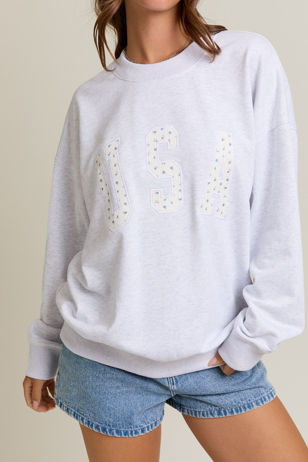 USA DITSY FLORAL TOP