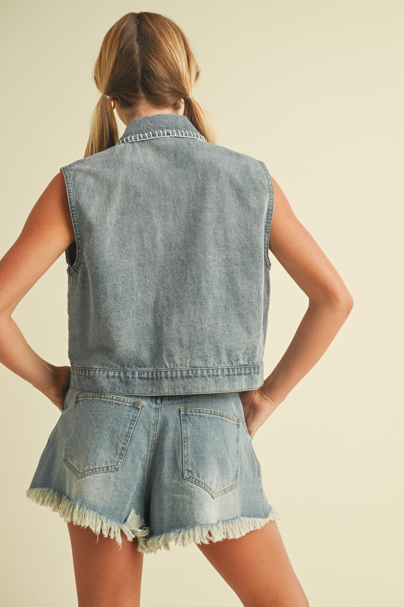 FLORINE DENIM VEST