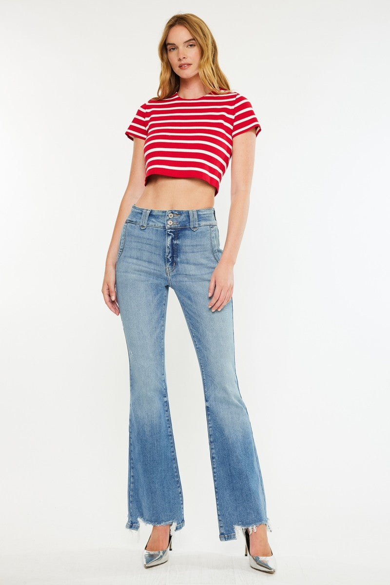 LORINE HR FLARE JEAN