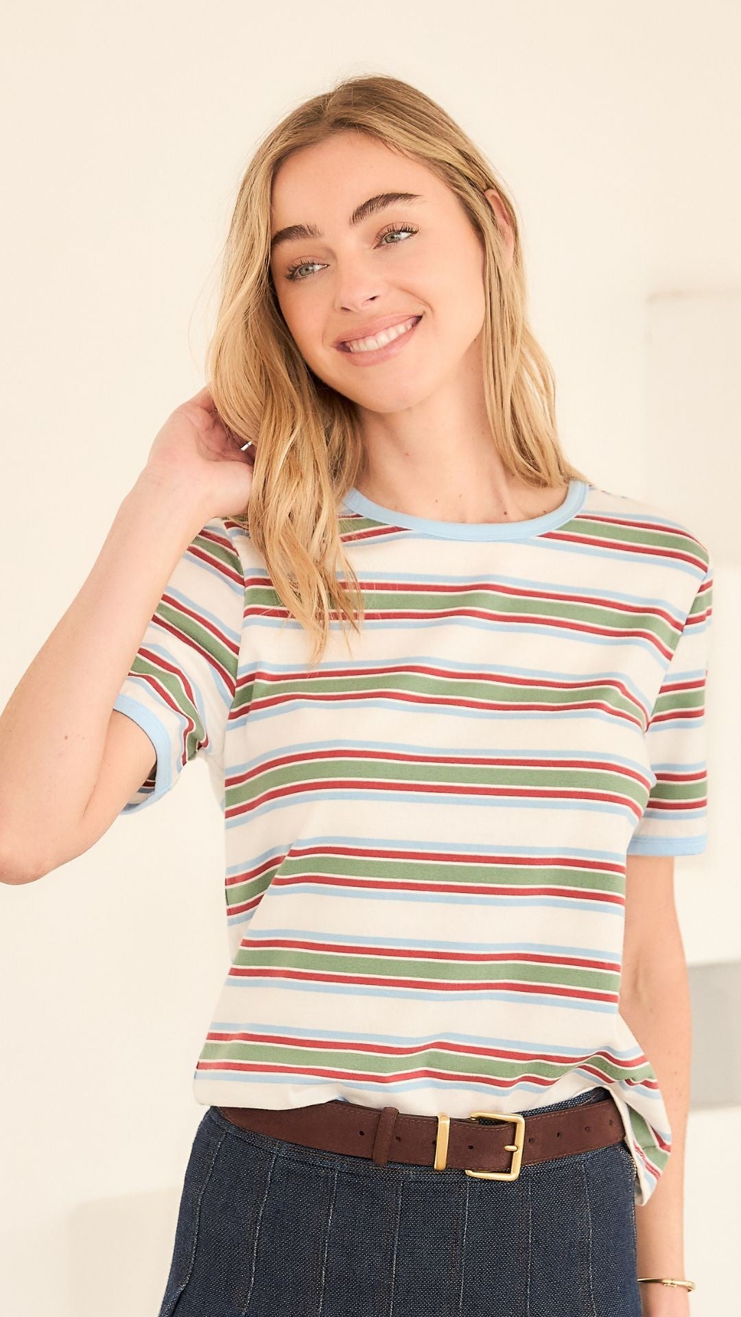 DANNA STRIPE TEE