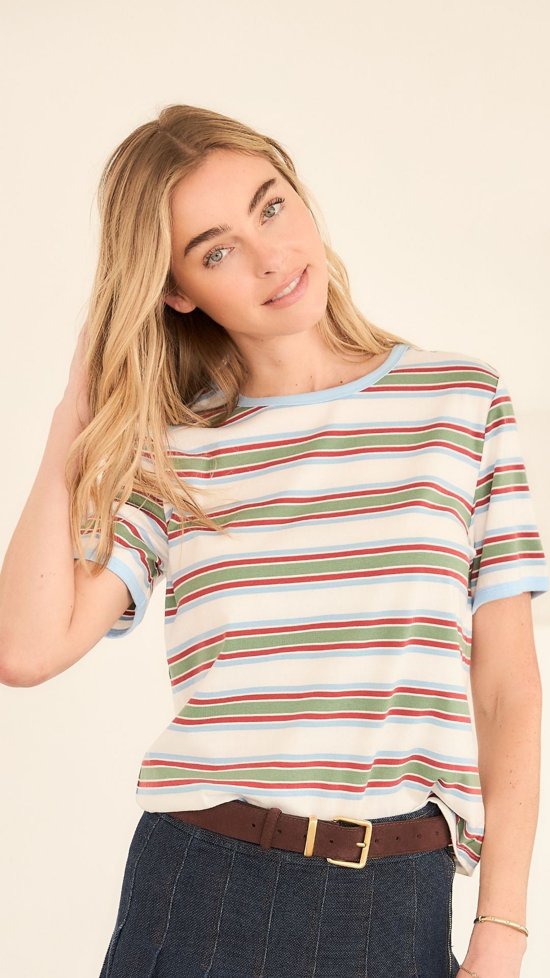 DANNA STRIPE TEE
