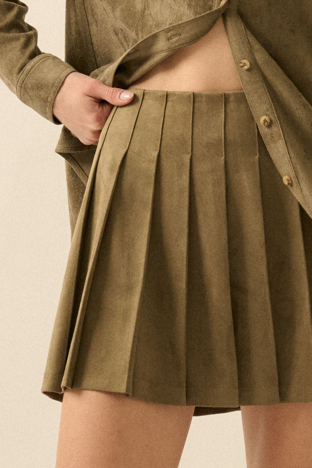 WISDOM PLEATED SKIRT
