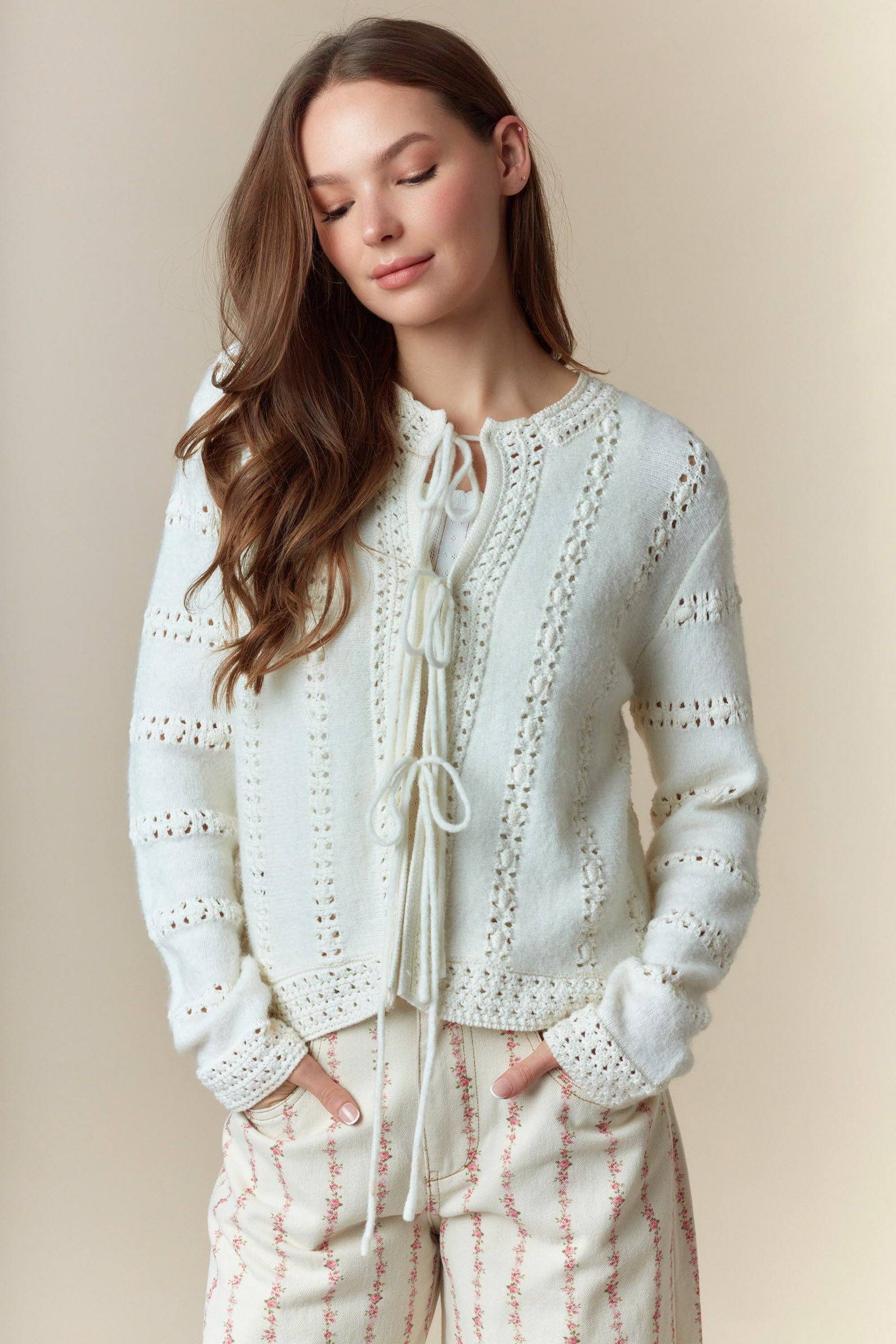 TAMMY TIE CARDIGAN
