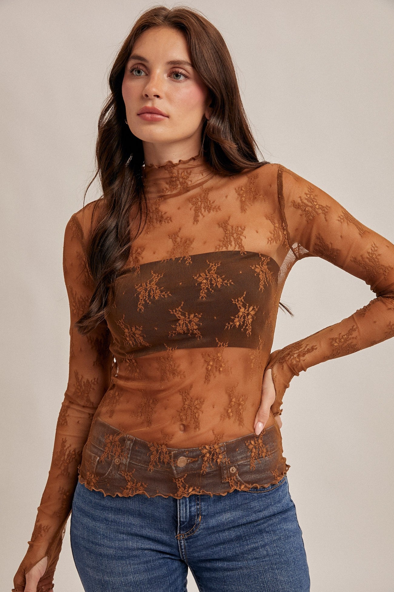 KASH LACE LONG SLEEVE
