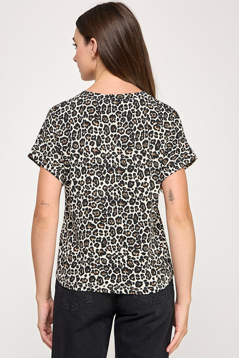 LEXY LEOPARD TEE