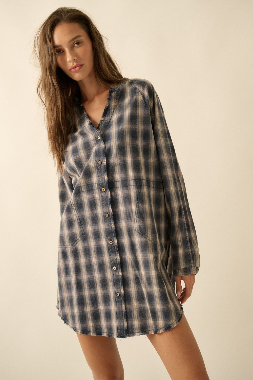 RUTHIE MINI SHIRT DRESS