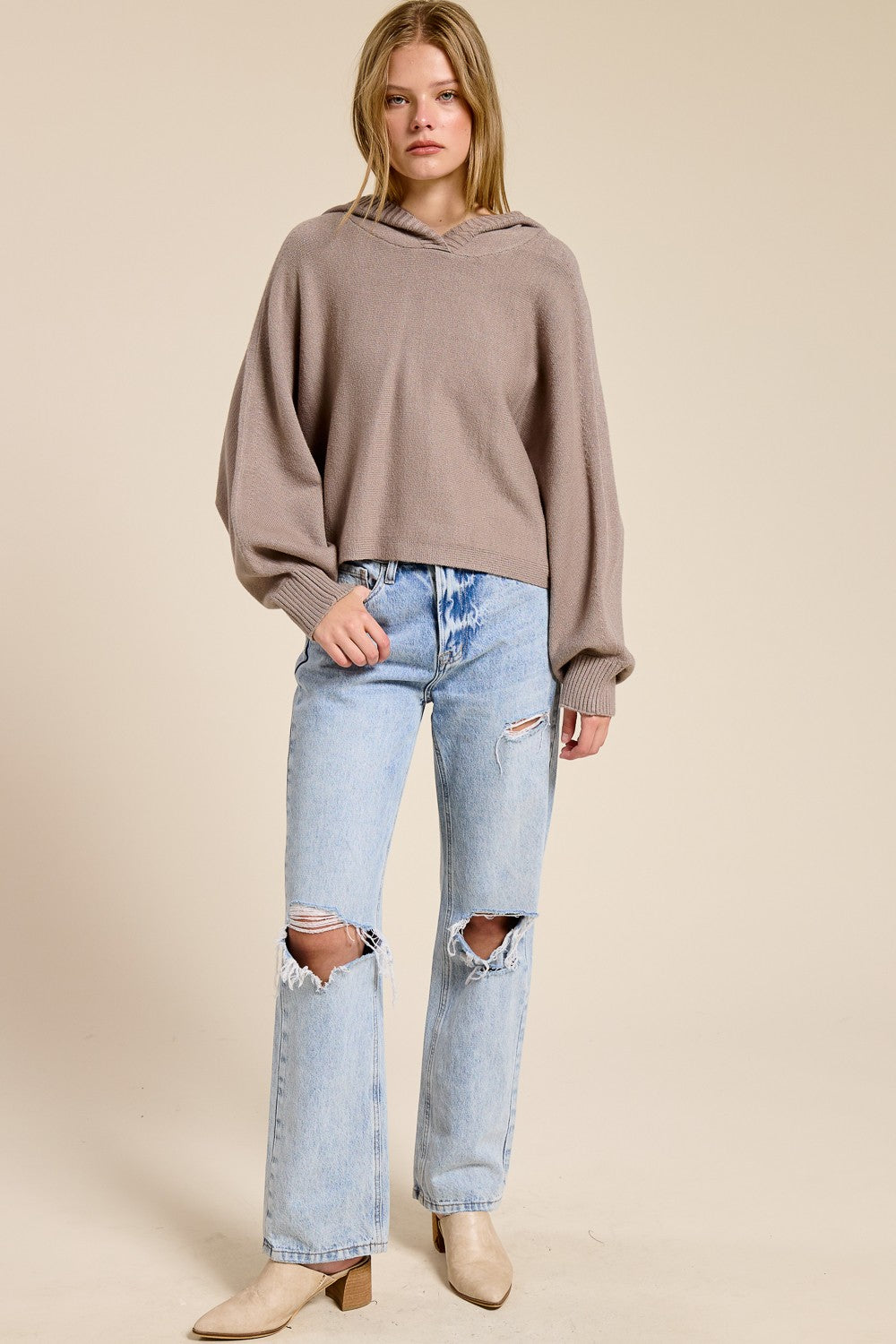 PIPER HOODED SWEATER