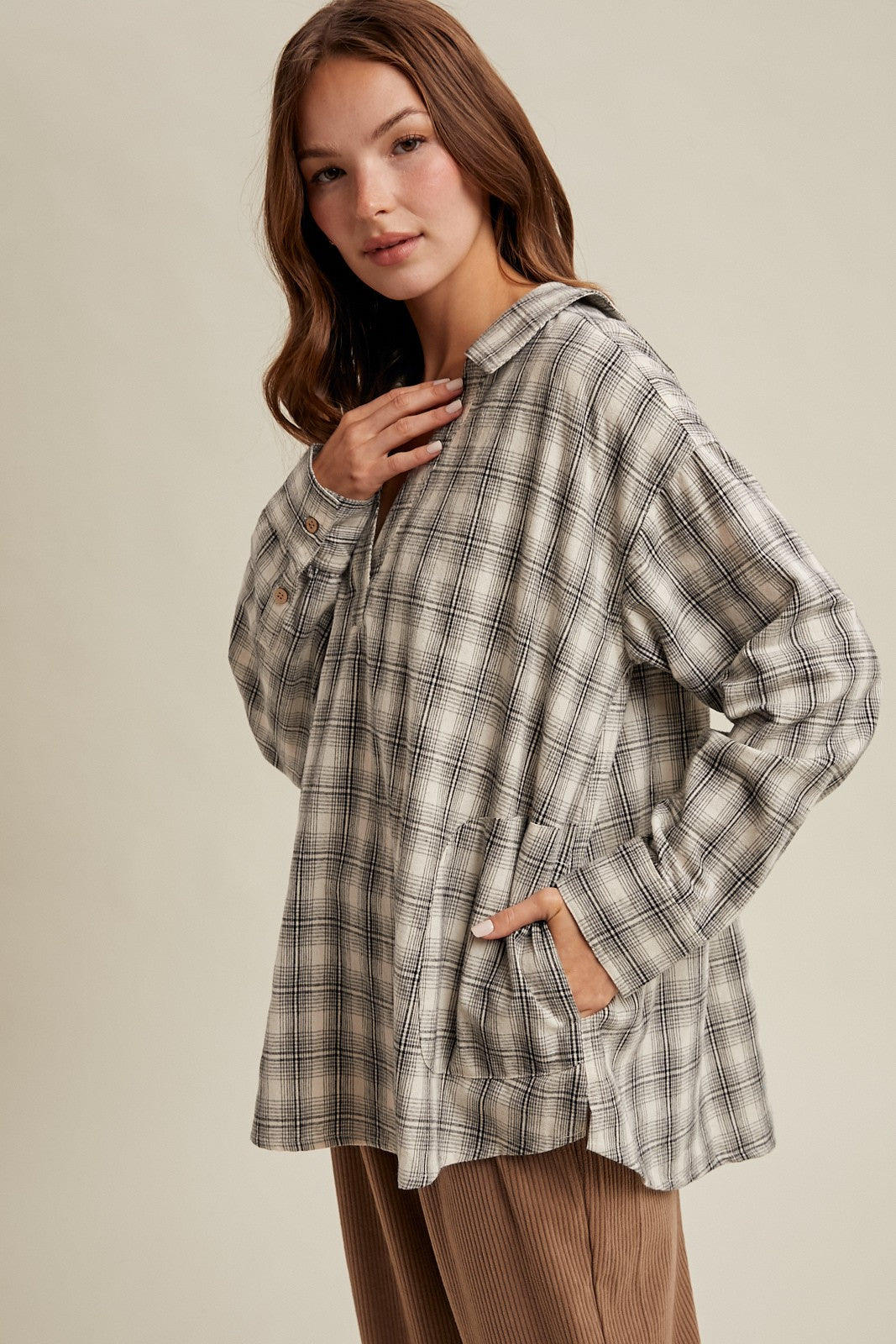 BESS PLAID SHIRT
