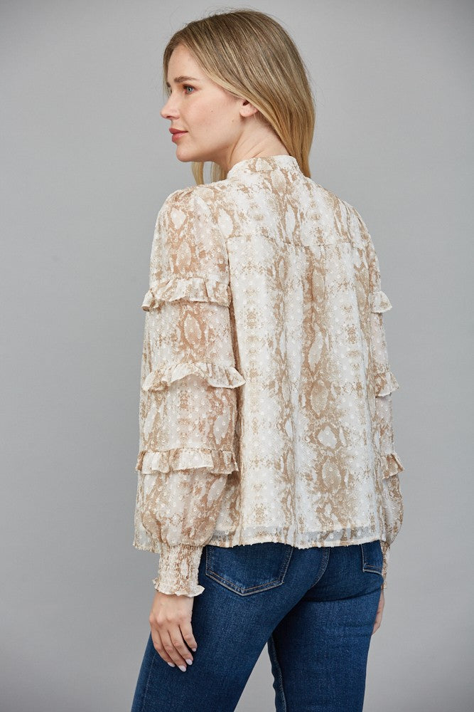 ALMA ANIMAL BLOUSE