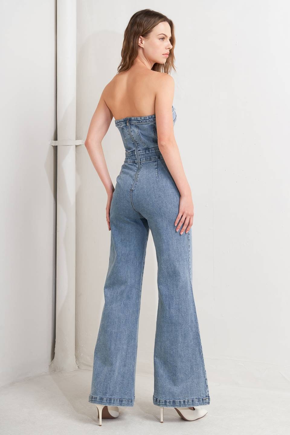 CAYLEE DENIM JUMPSUIT