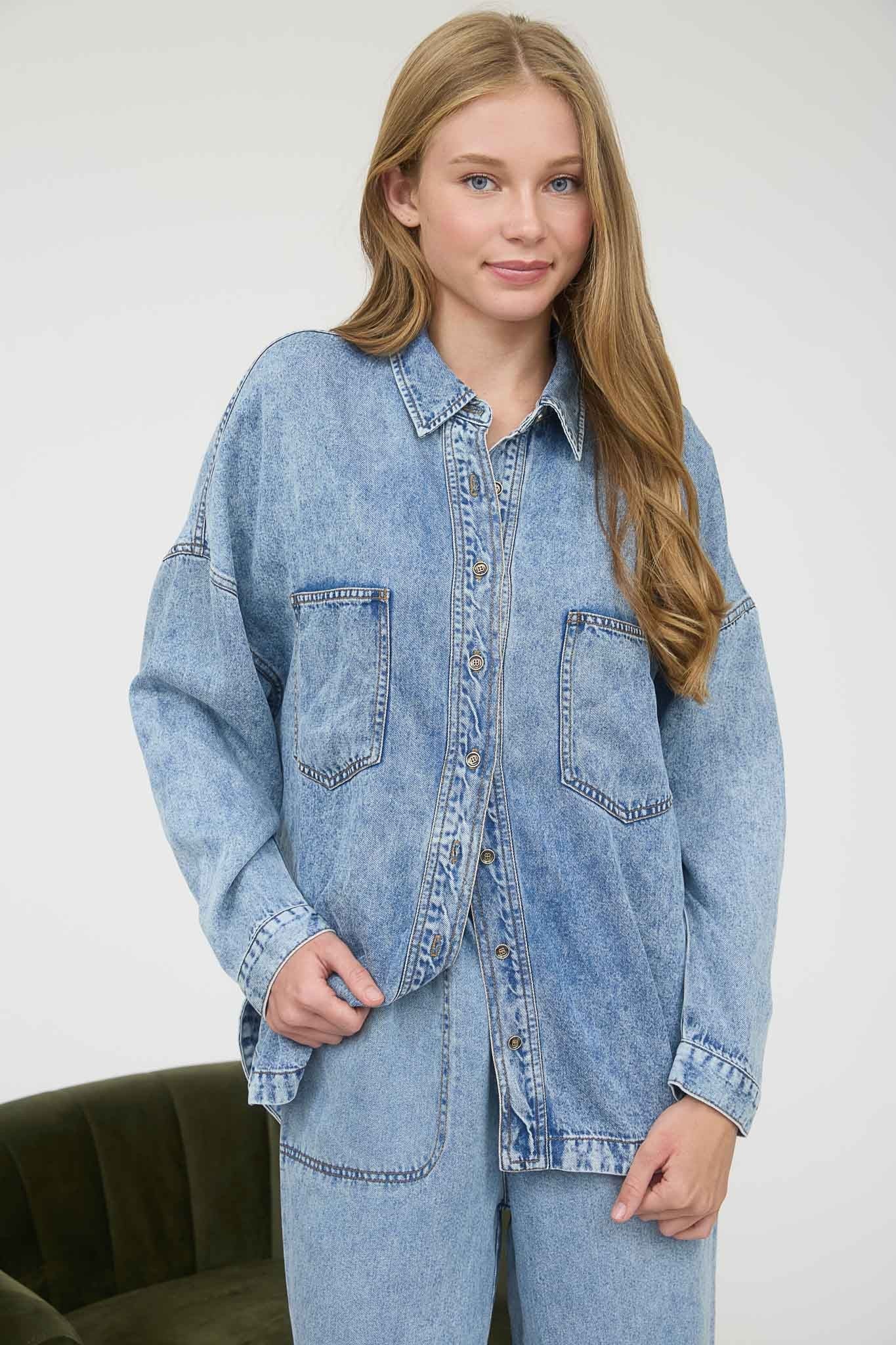 REXANNE CHAMBRAY SHIRT