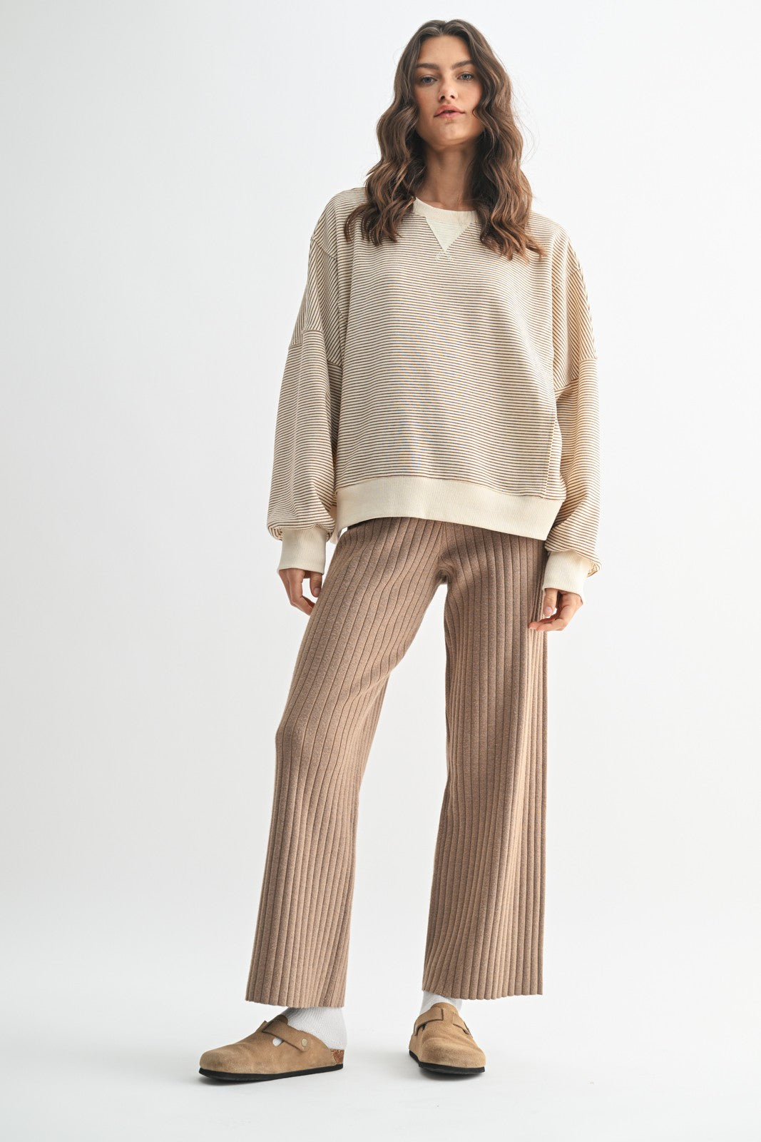 SOFIA STRIPE PULLOVER