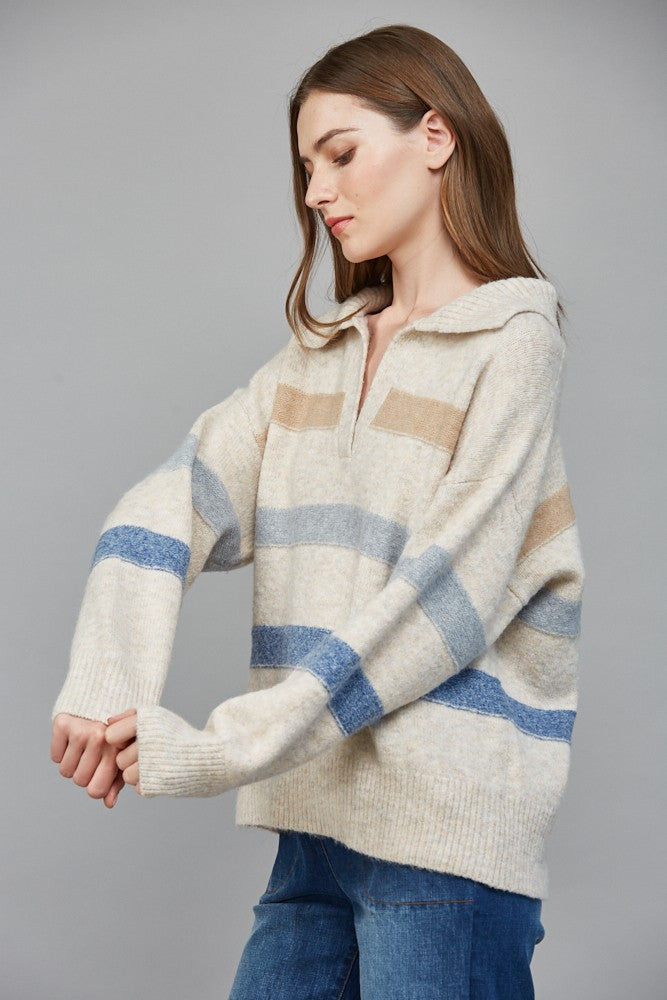 MIRIAM STRIPE SWEATER