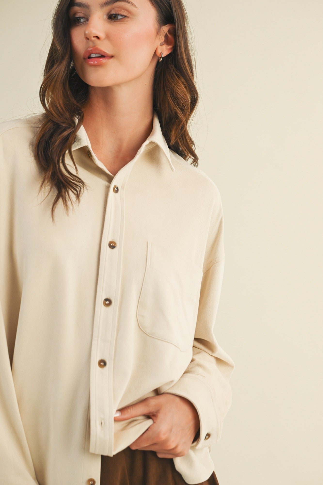 KENNEDY SUEDE SHIRT