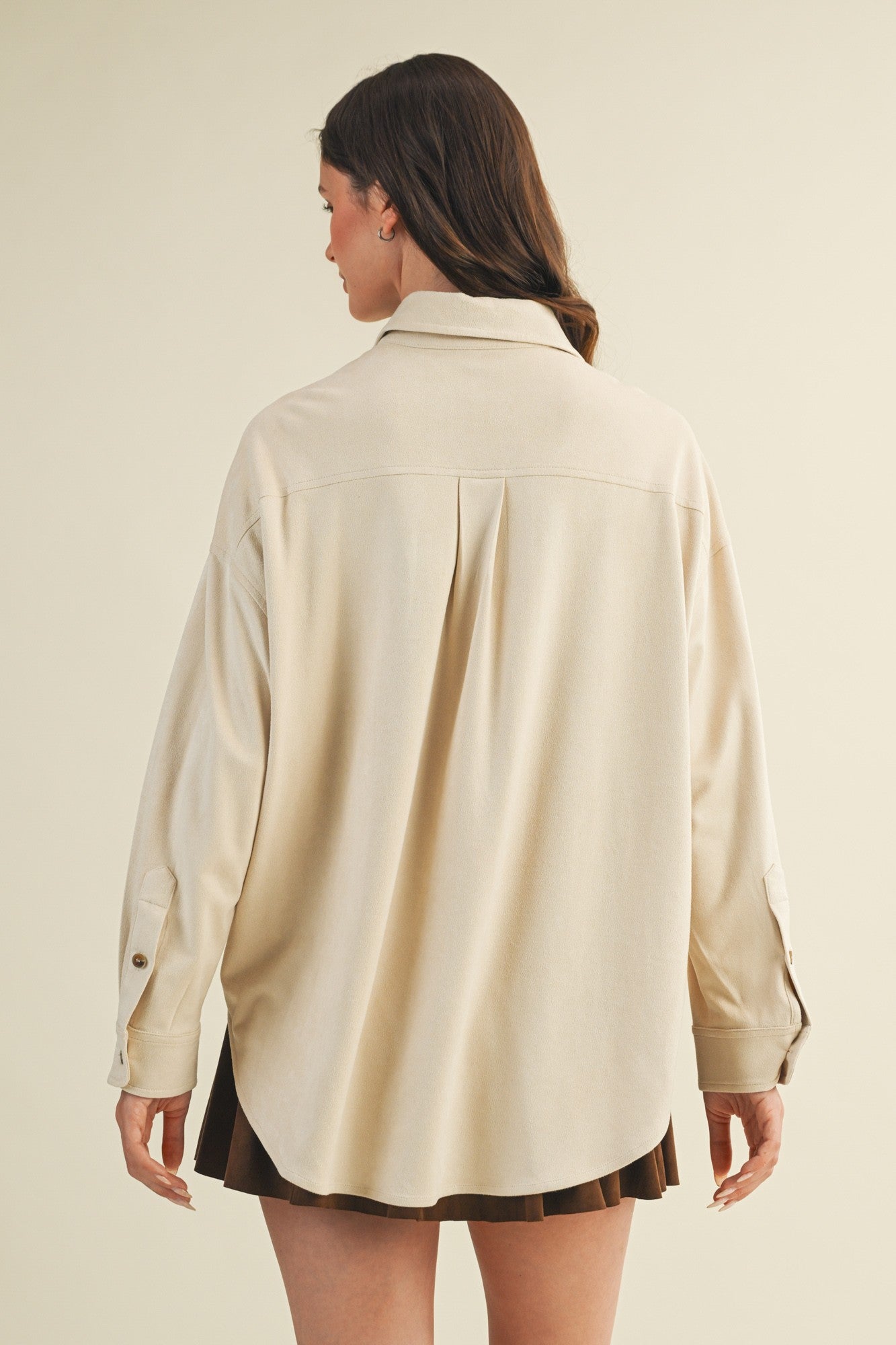 KENNEDY SUEDE SHIRT