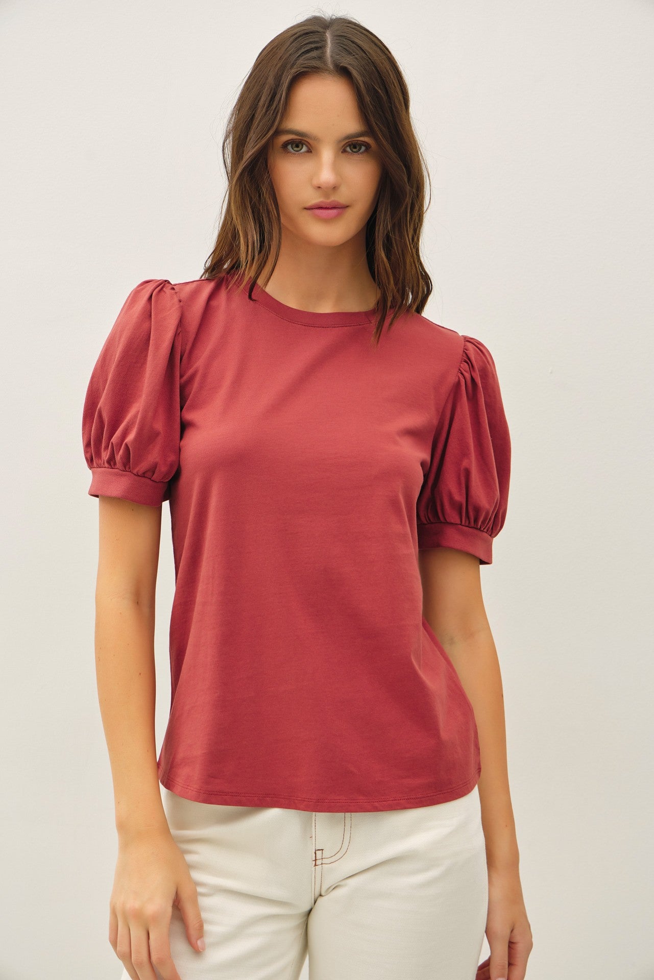 GERALYN PUFF SLV TOP