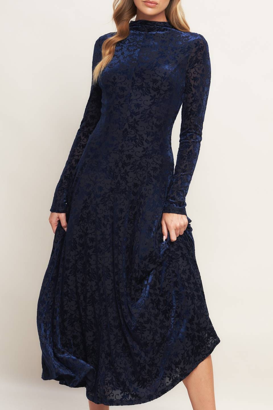 CROSBY VELVET DRESS