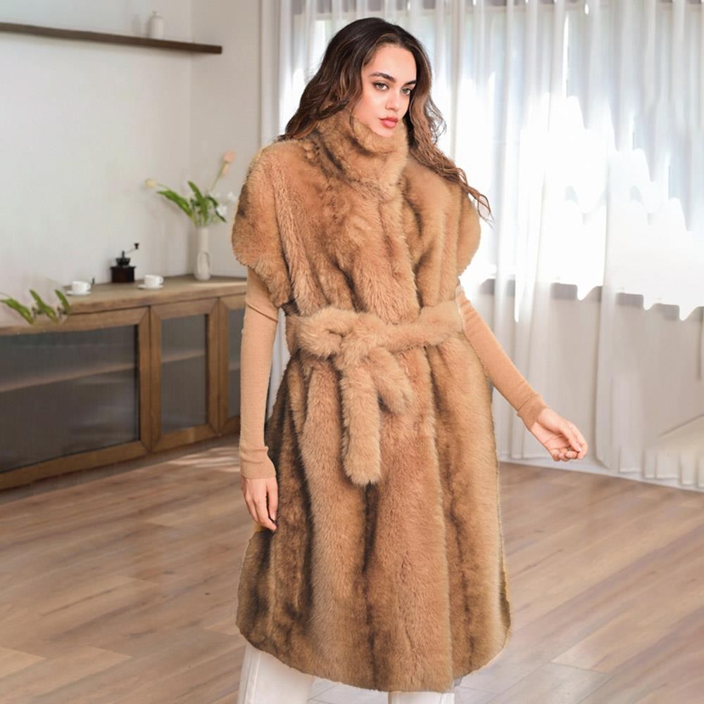 NANCE FAUX FUR VEST
