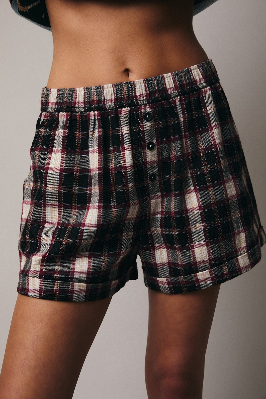 PLAID BOXER SHORTS