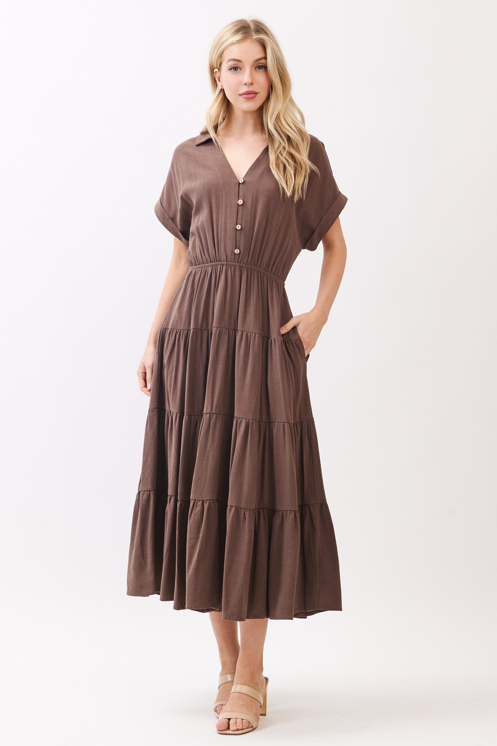 DOROTA COLLARED DRESS