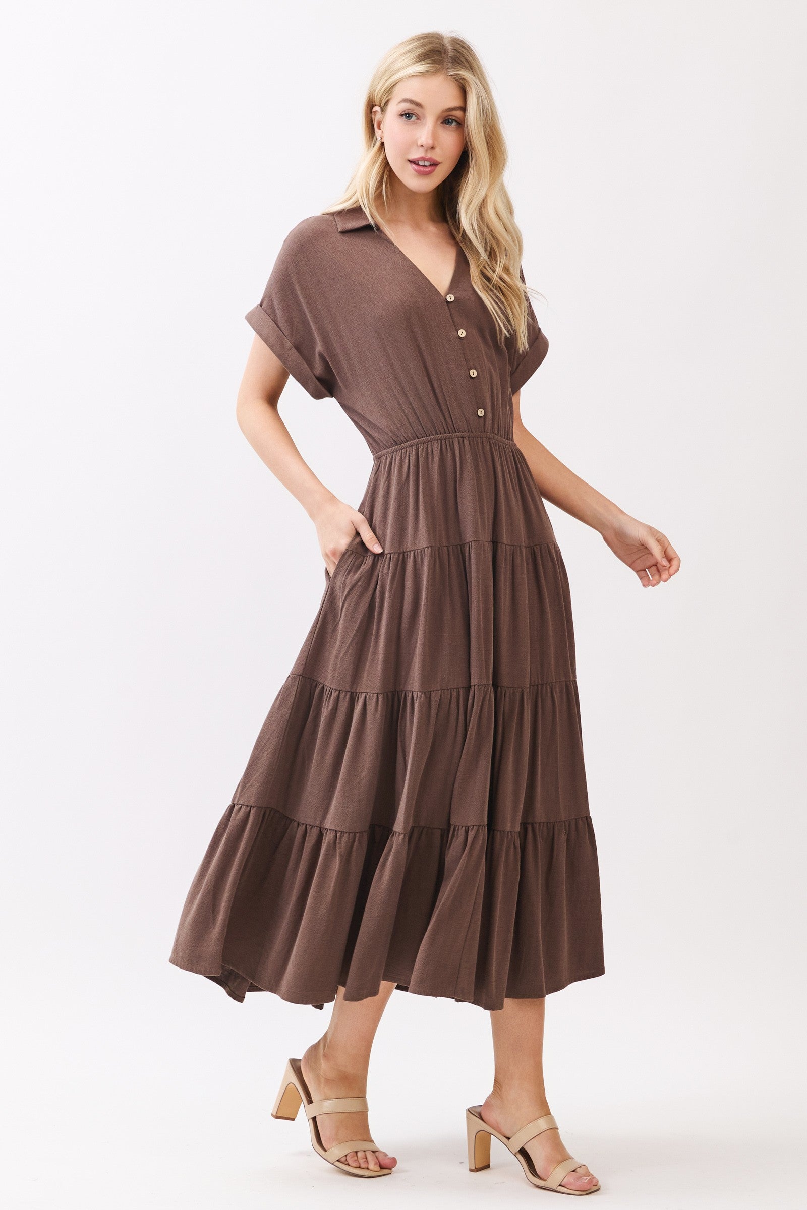 DOROTA COLLARED DRESS