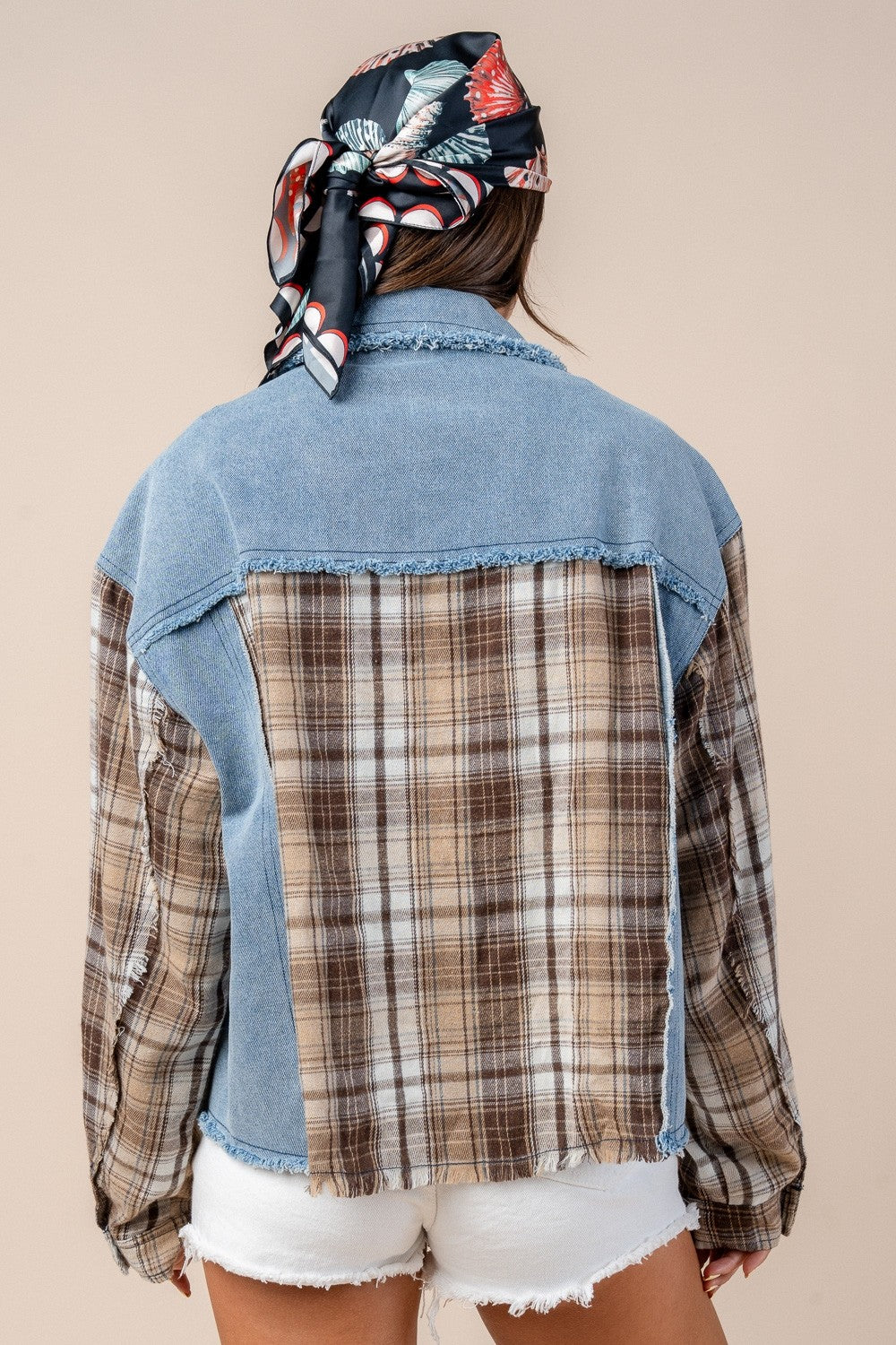 MYRNA PLAID JACKET