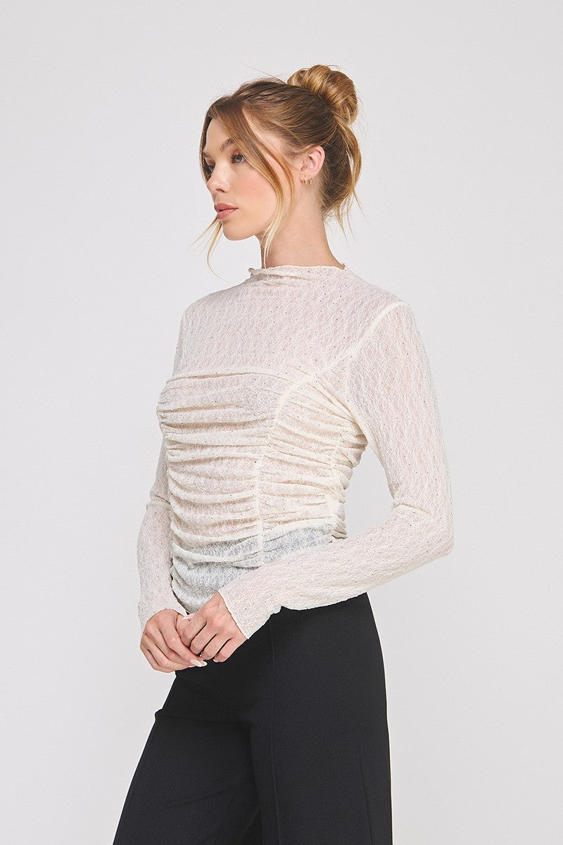 DOLLY LACE LONG SLEEVE
