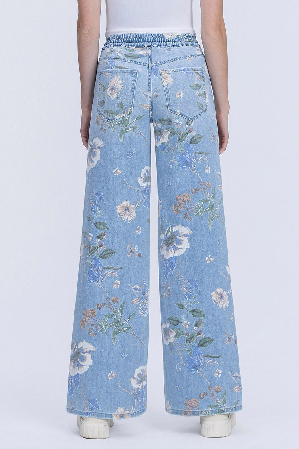 FLORAL HR WIDE LEG