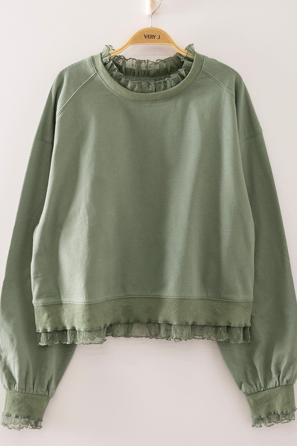 LILLIE LACE SWEATSHIRT