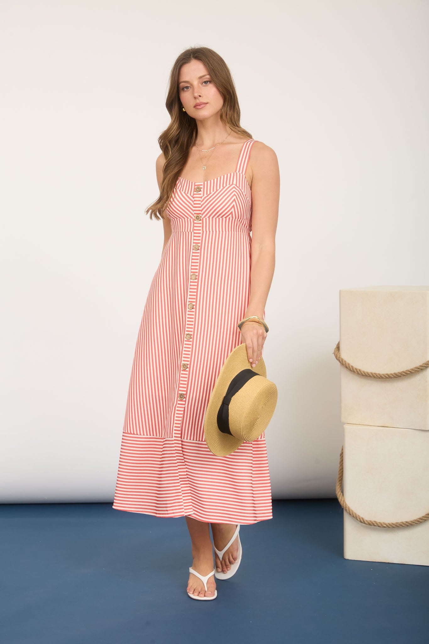 MORGAN STRIPE DRESS