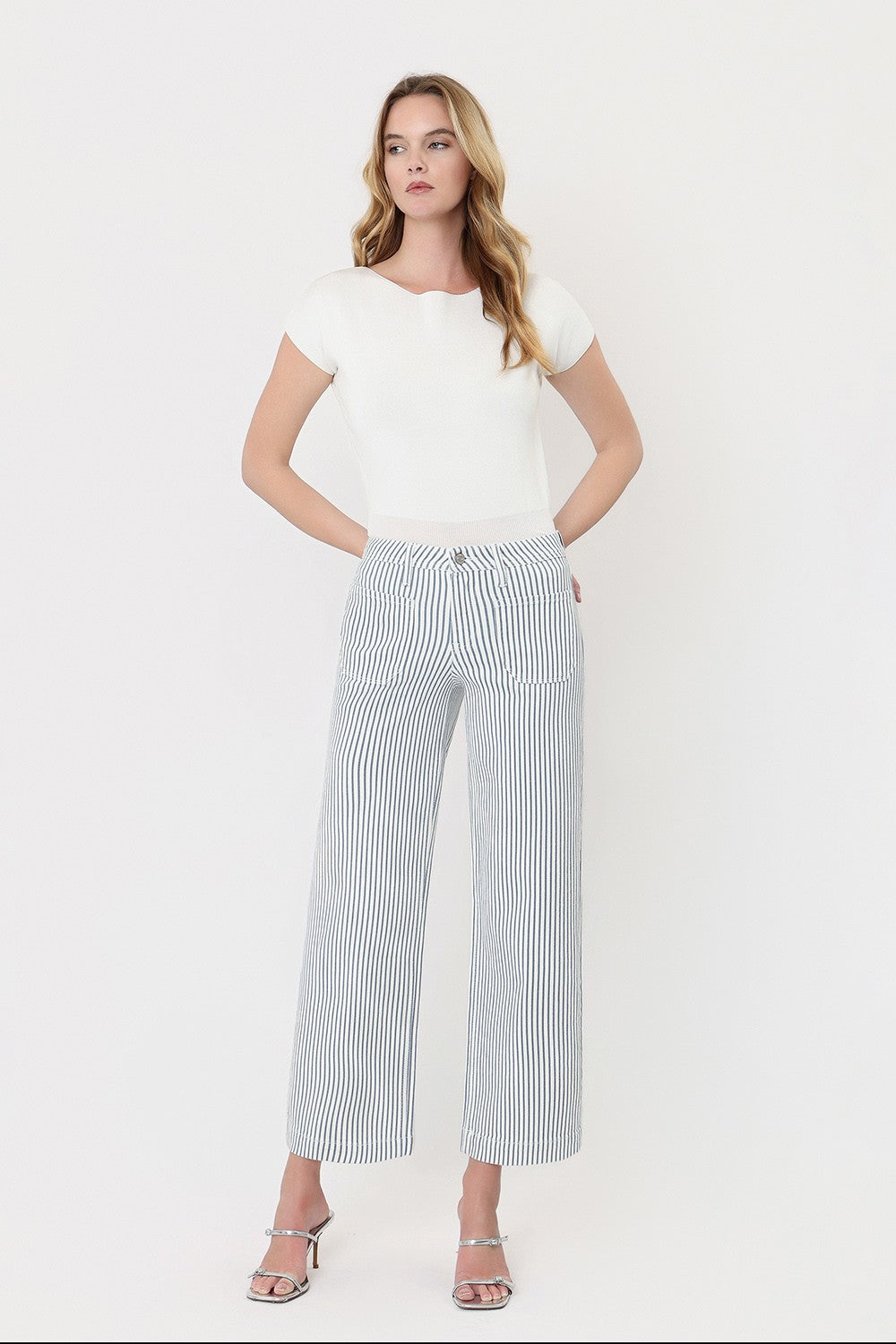 STRIPE HR CROP WIDE