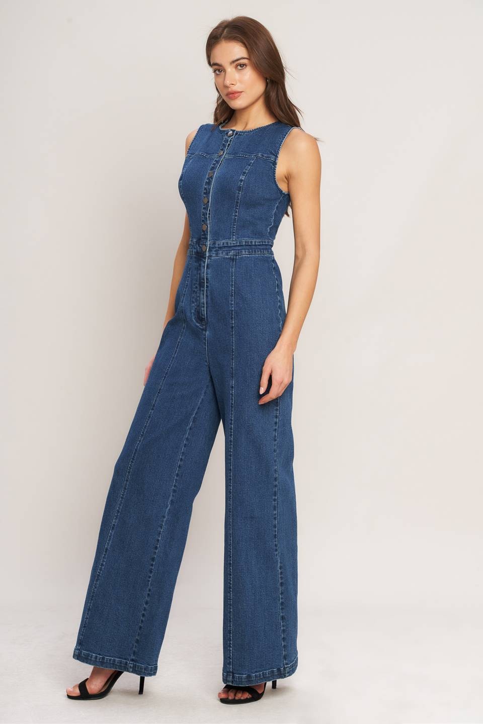 ANNE DENIM JUMPSUIT