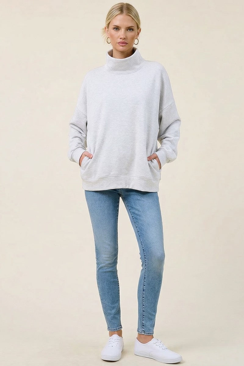 TEAGAN MOCKNECK SWEATSHIRT