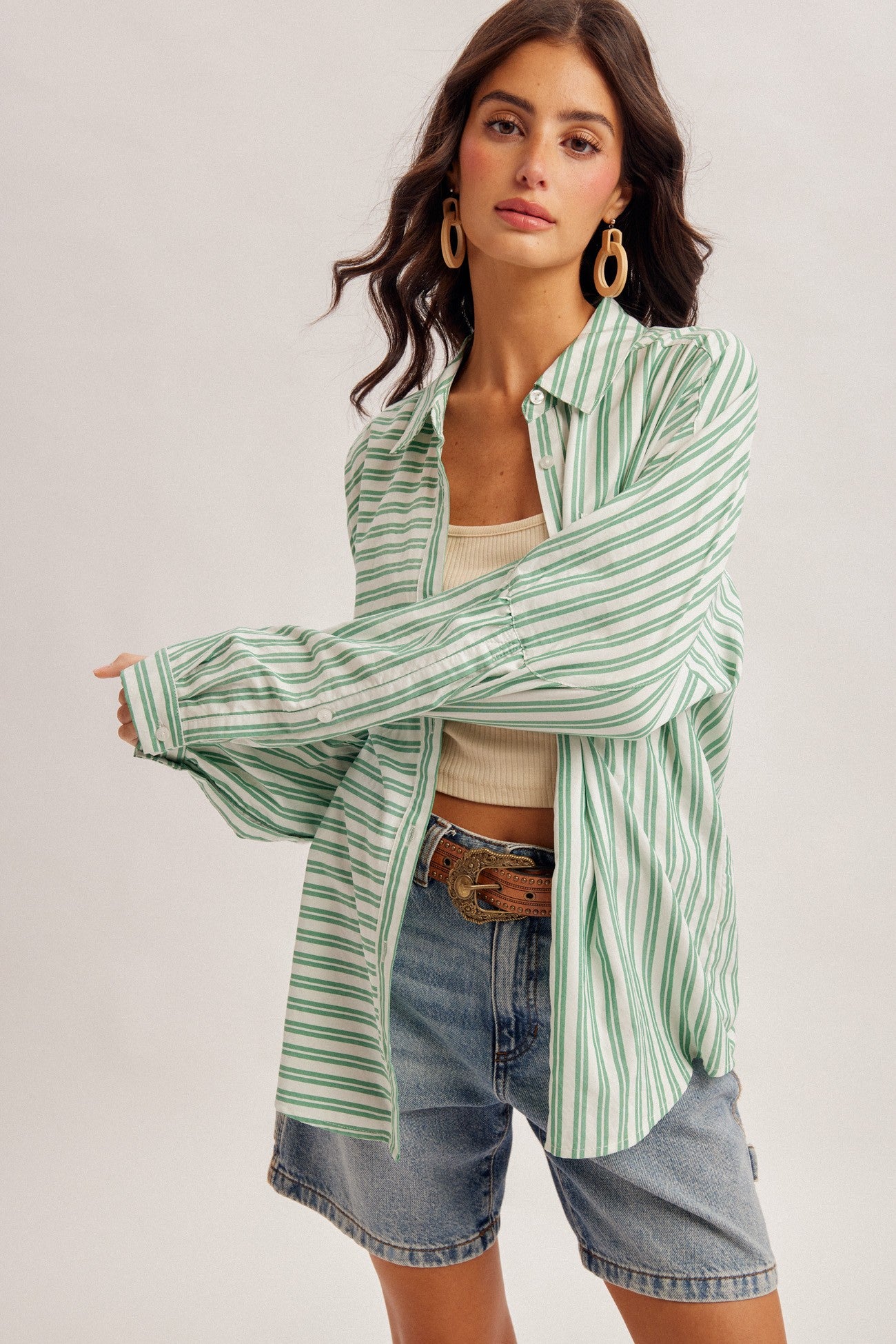 LUPE STRIPED SHIRT