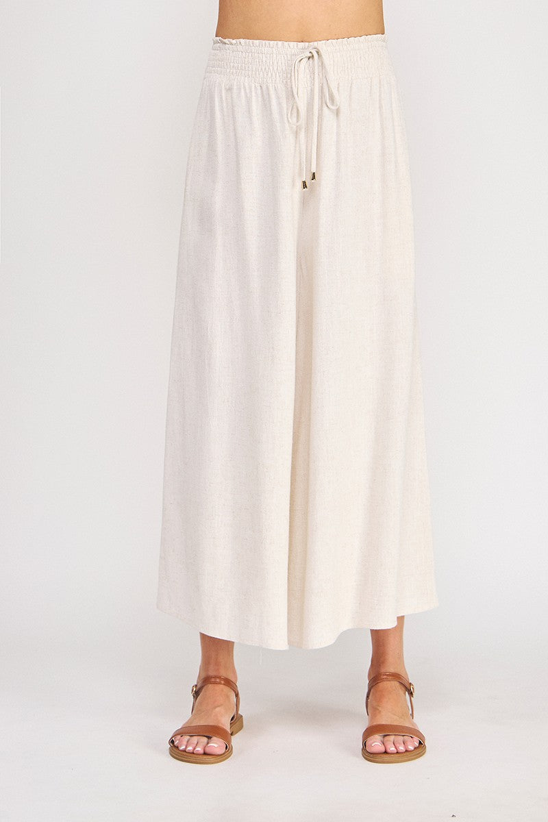 ELISE LINEN CAPRI