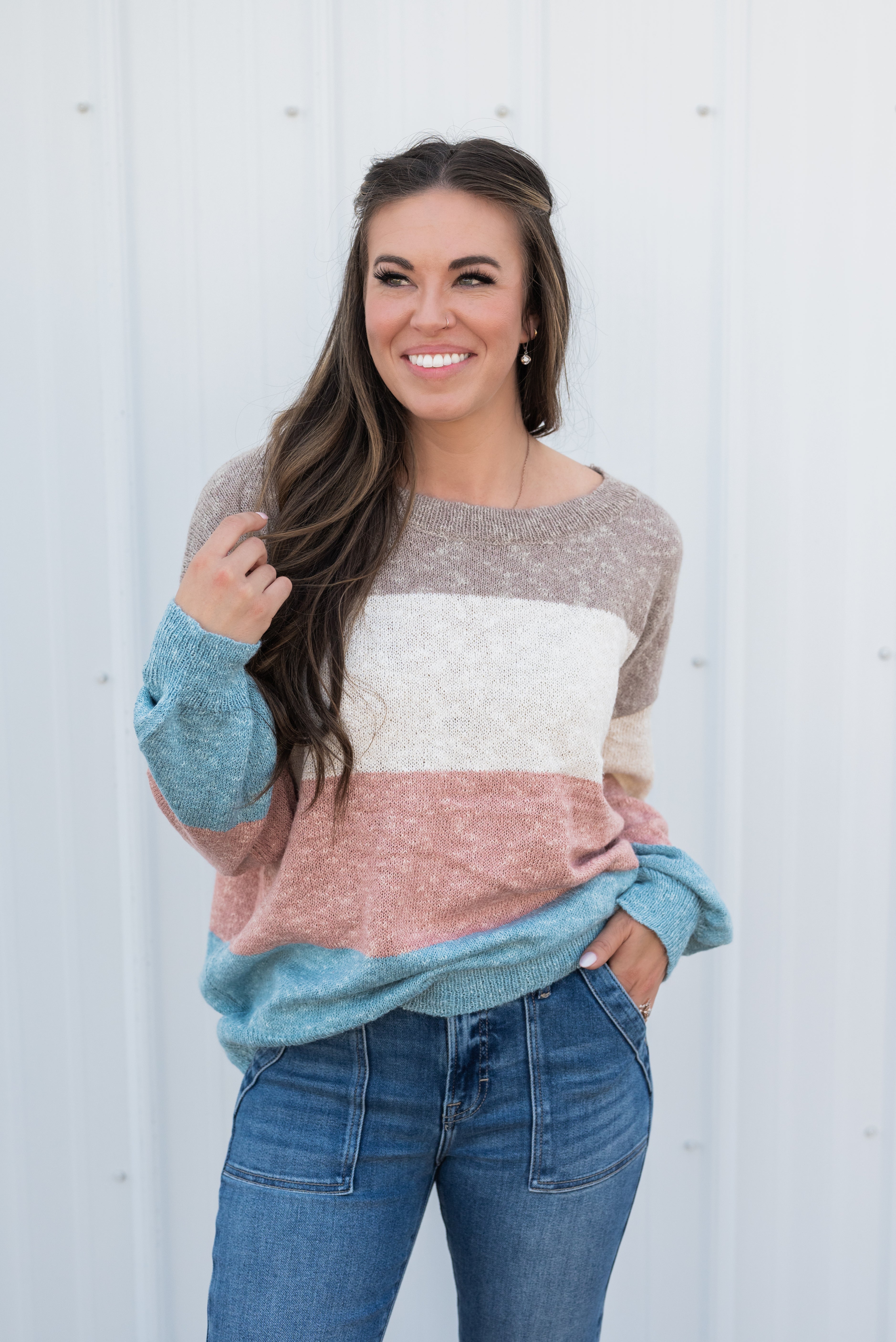 PALMER STRIPE SWEATER
