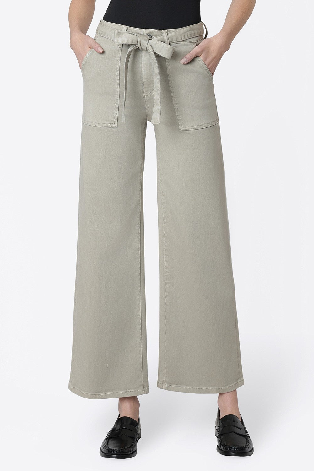 OLIVE SUPER HR WIDE LEG