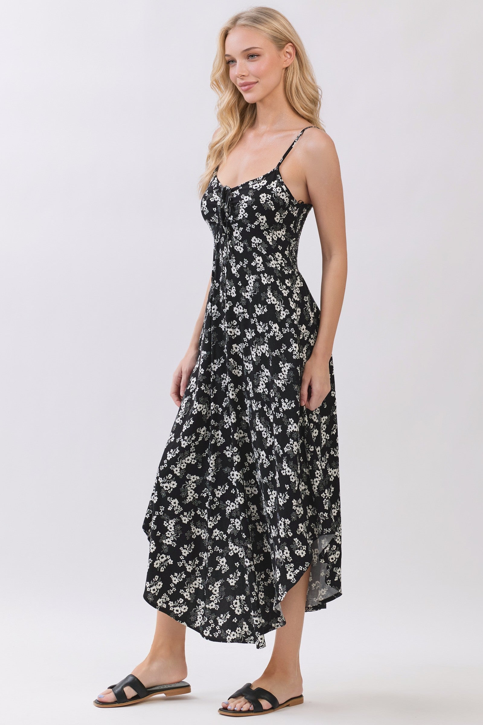 LYNNLY MIDI DRESS
