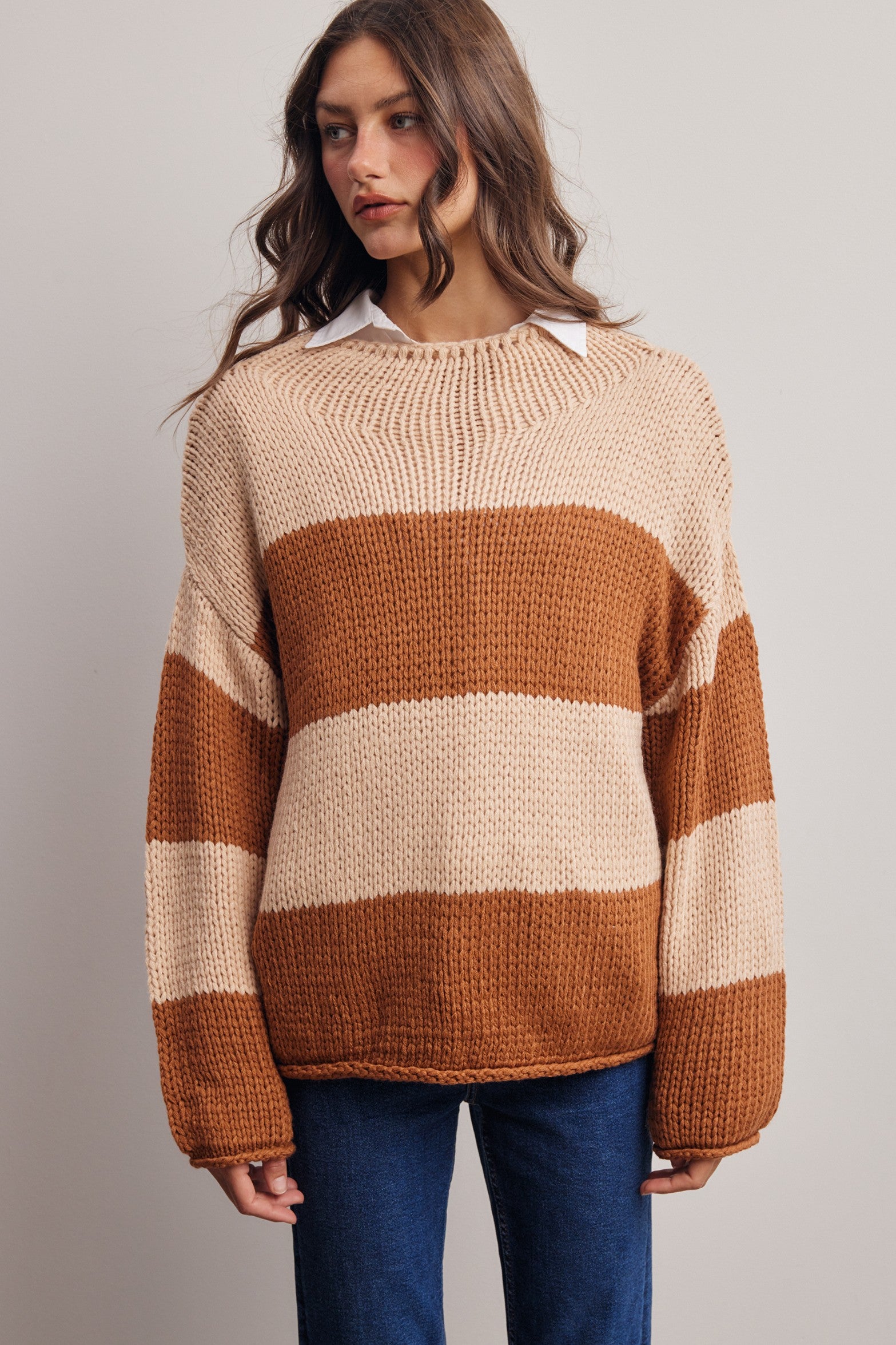 SHIRLEE STRIPE SWEATER