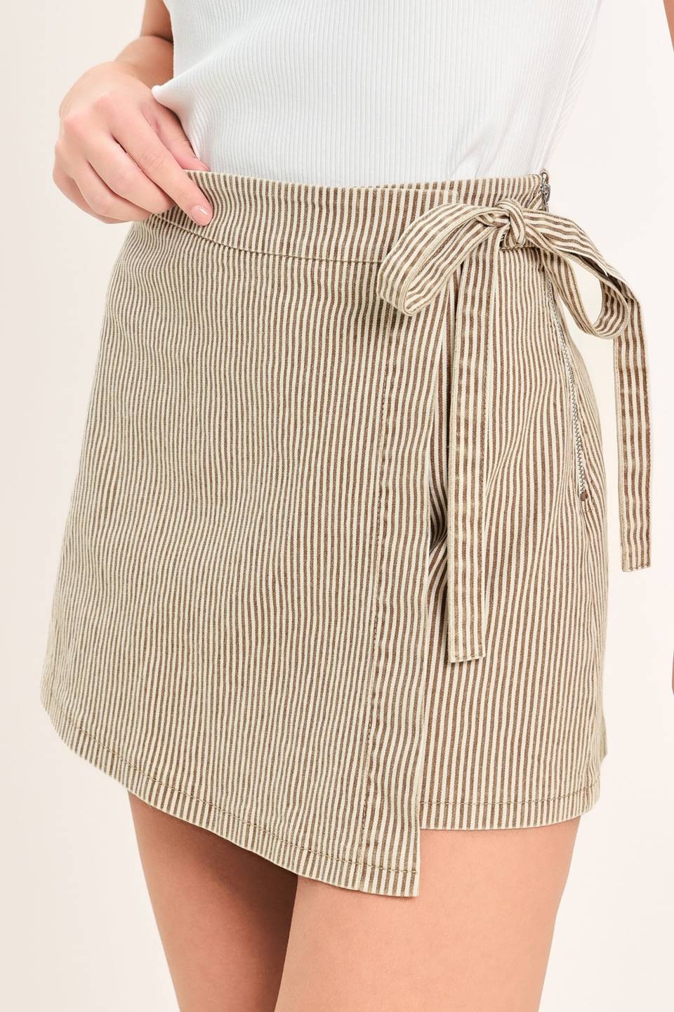 MAE STRIPED SKORT