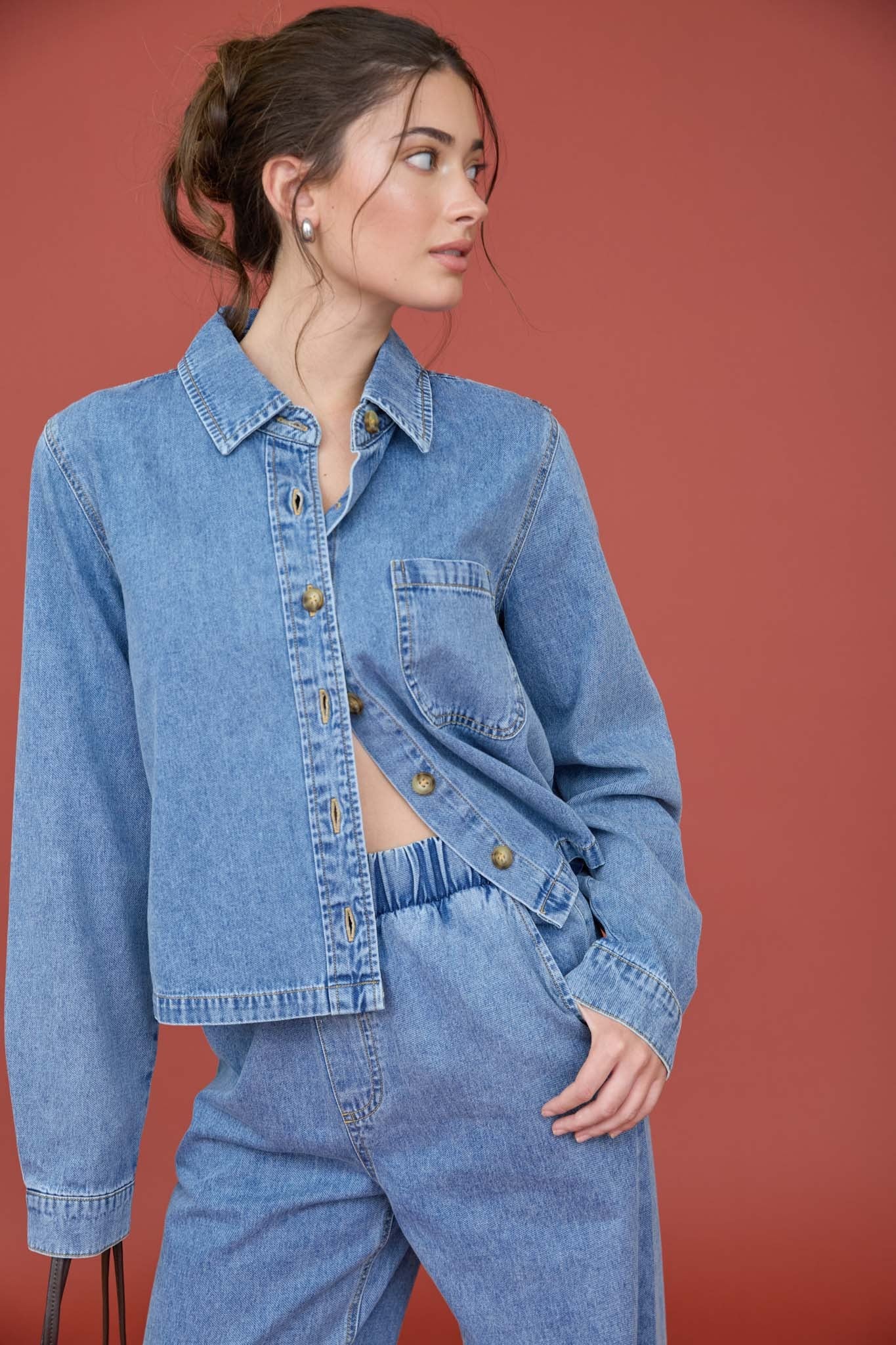 HILDA DENIM SHIRT