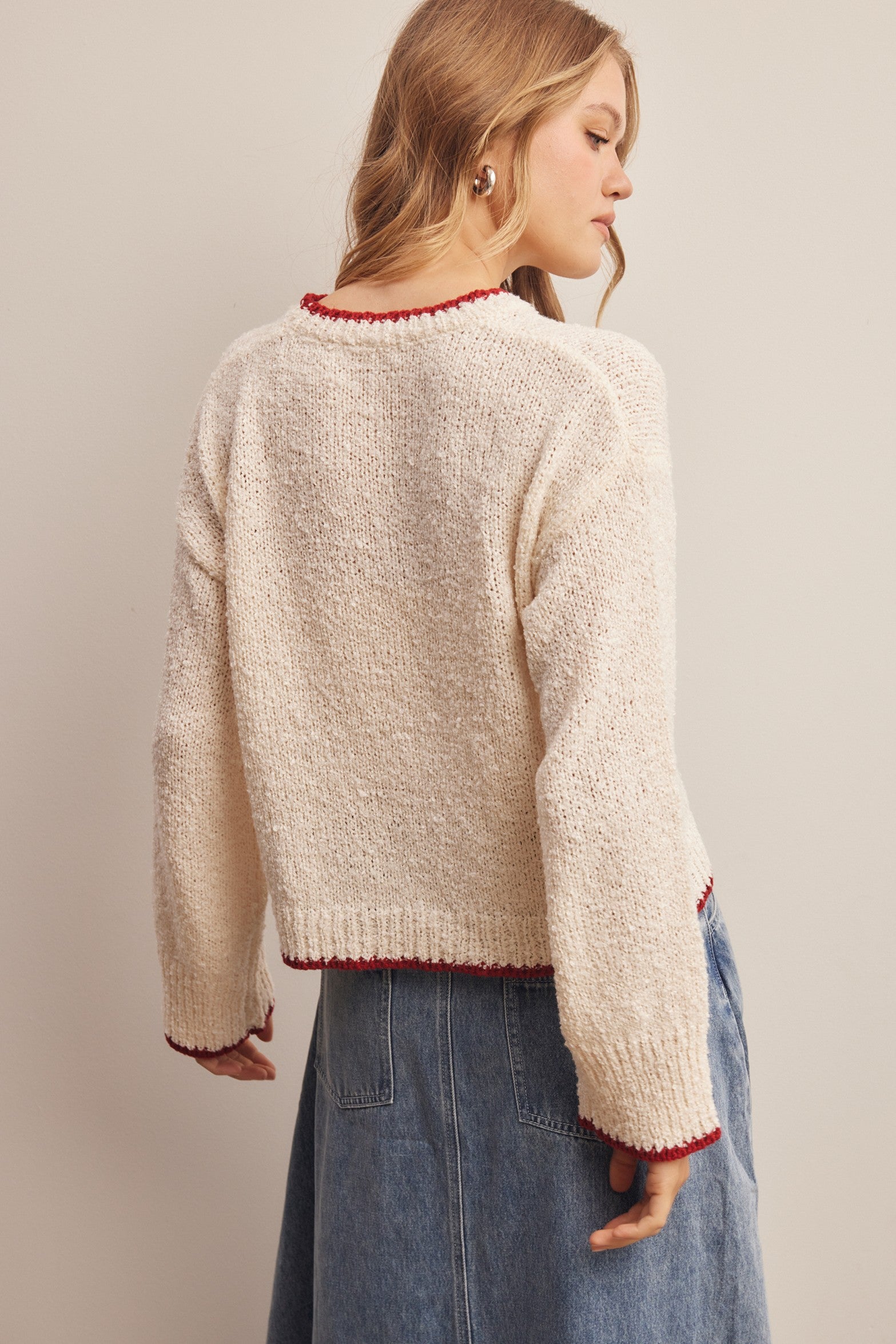 RACHAEL BOUCLE SWEATER