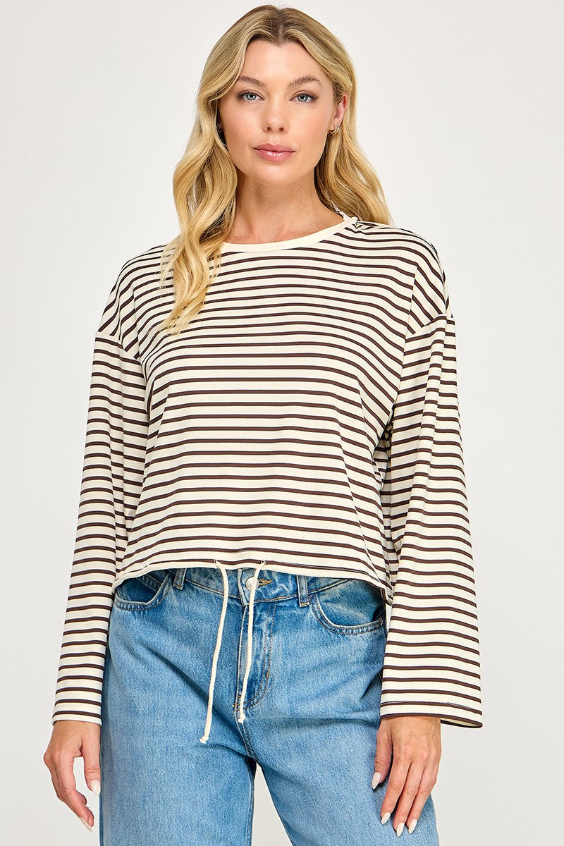 JIMMIE STRIPE TOP