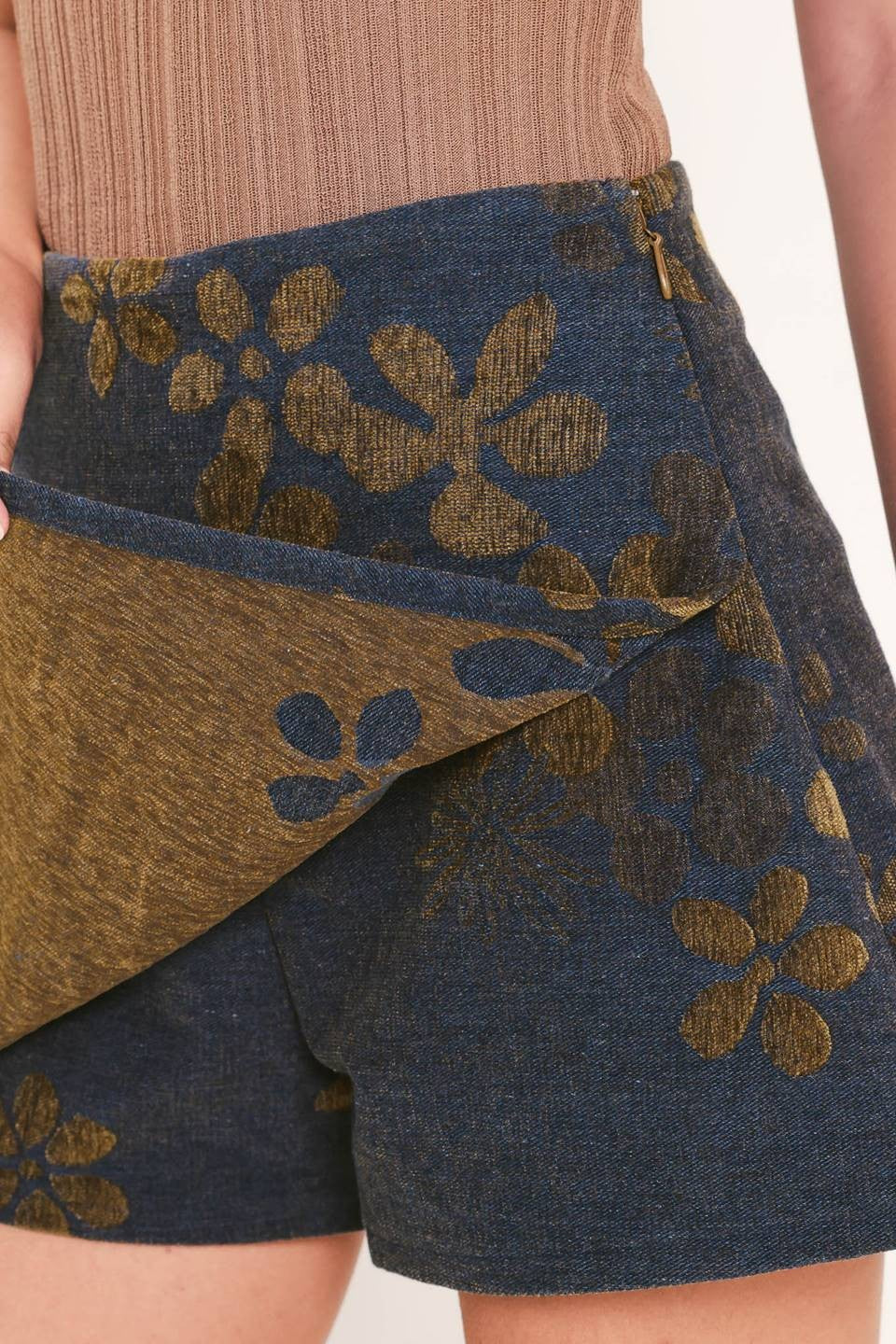 ATIYA JACQUARD SKORT