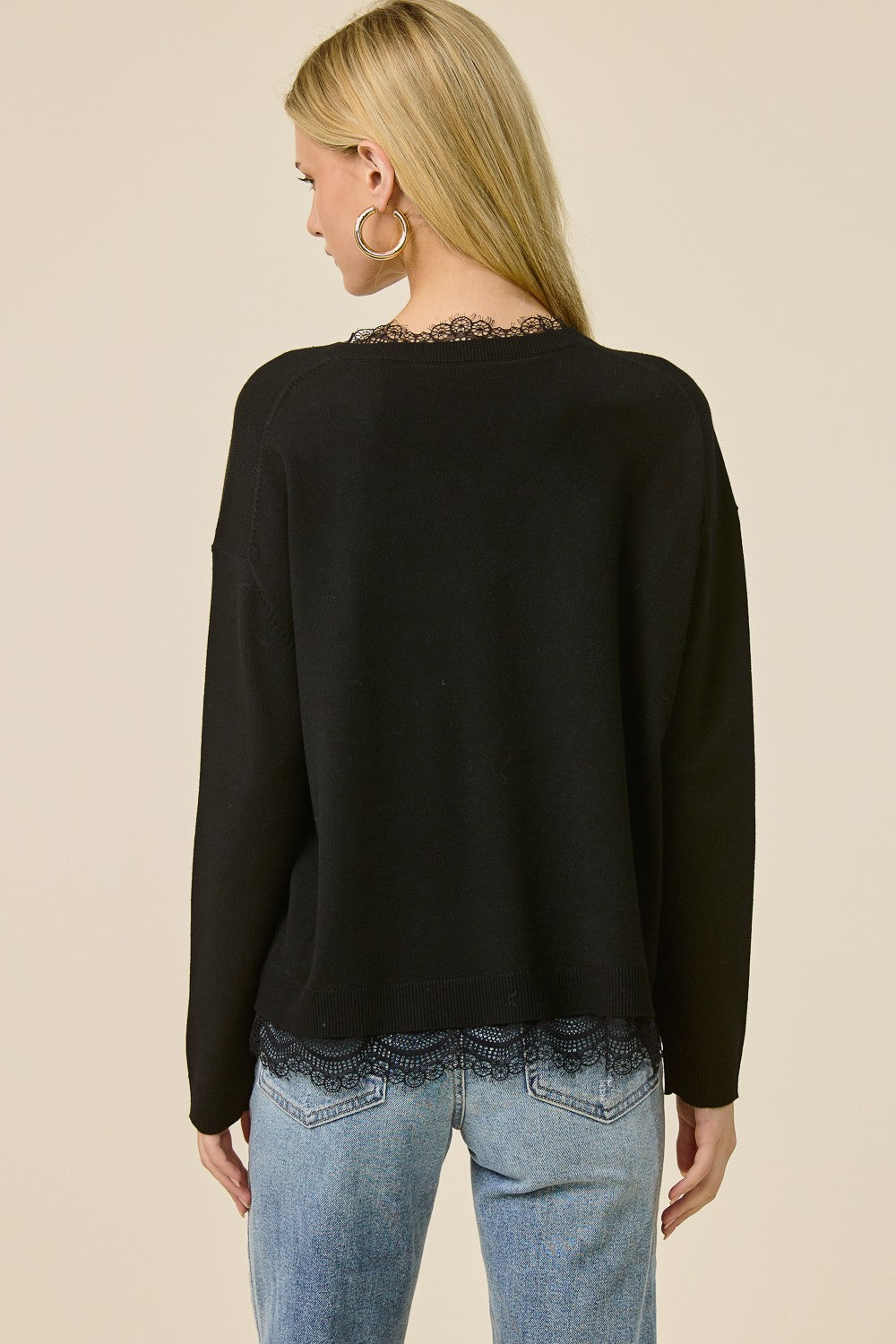 EVONNE LACE SWEATER