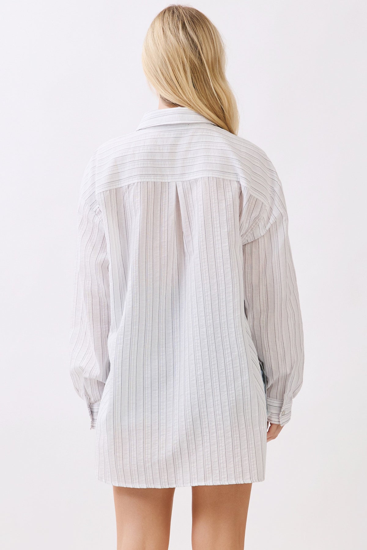 CHARMAINE STRIPE BUTTON DOWN