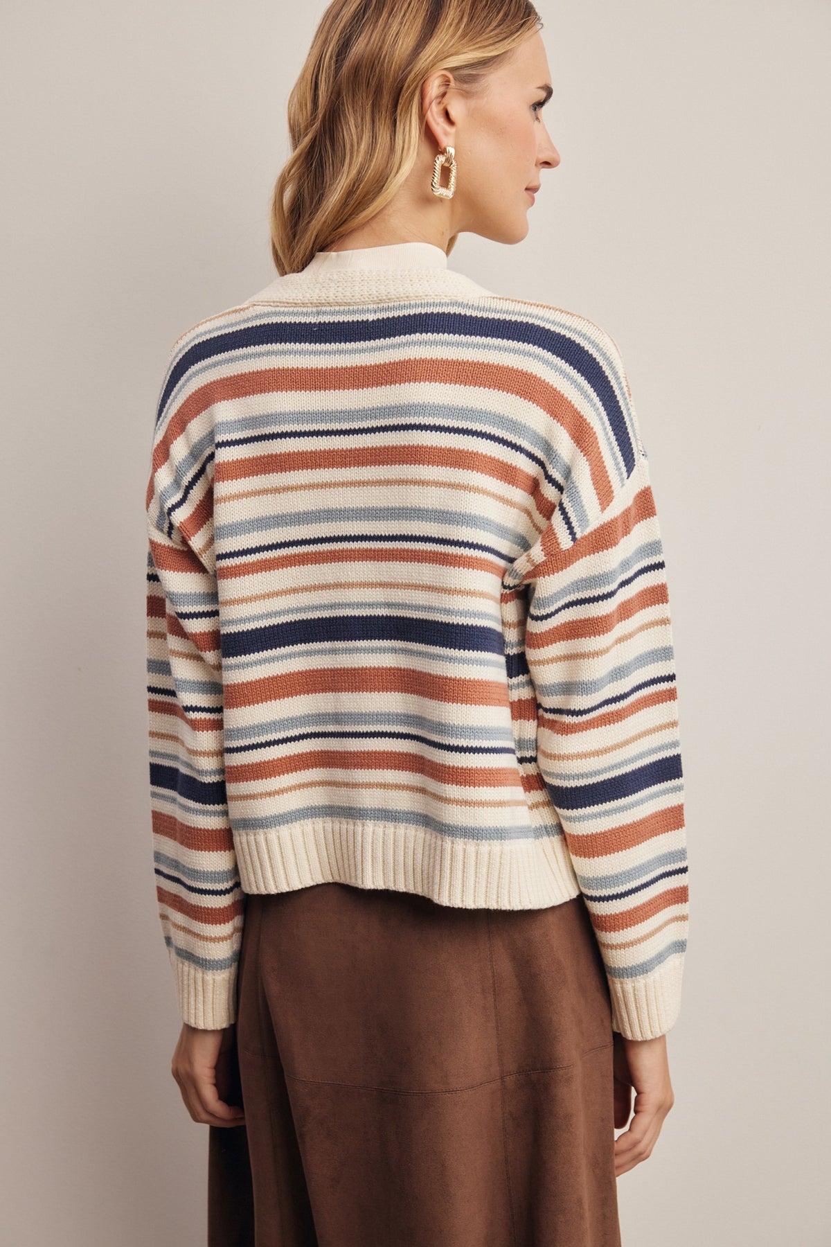 MICK STRIPE CARDIGAN