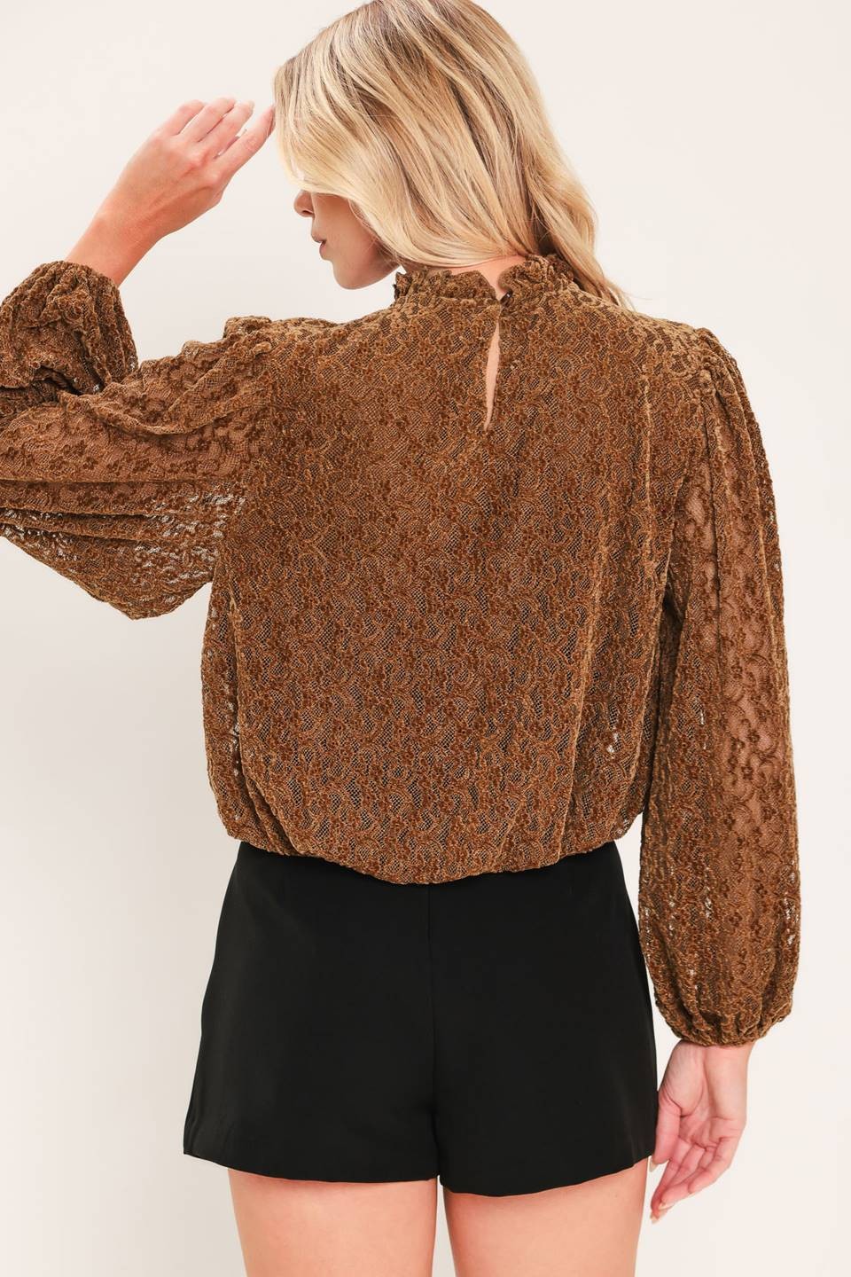 BRANDI VELVET TOP
