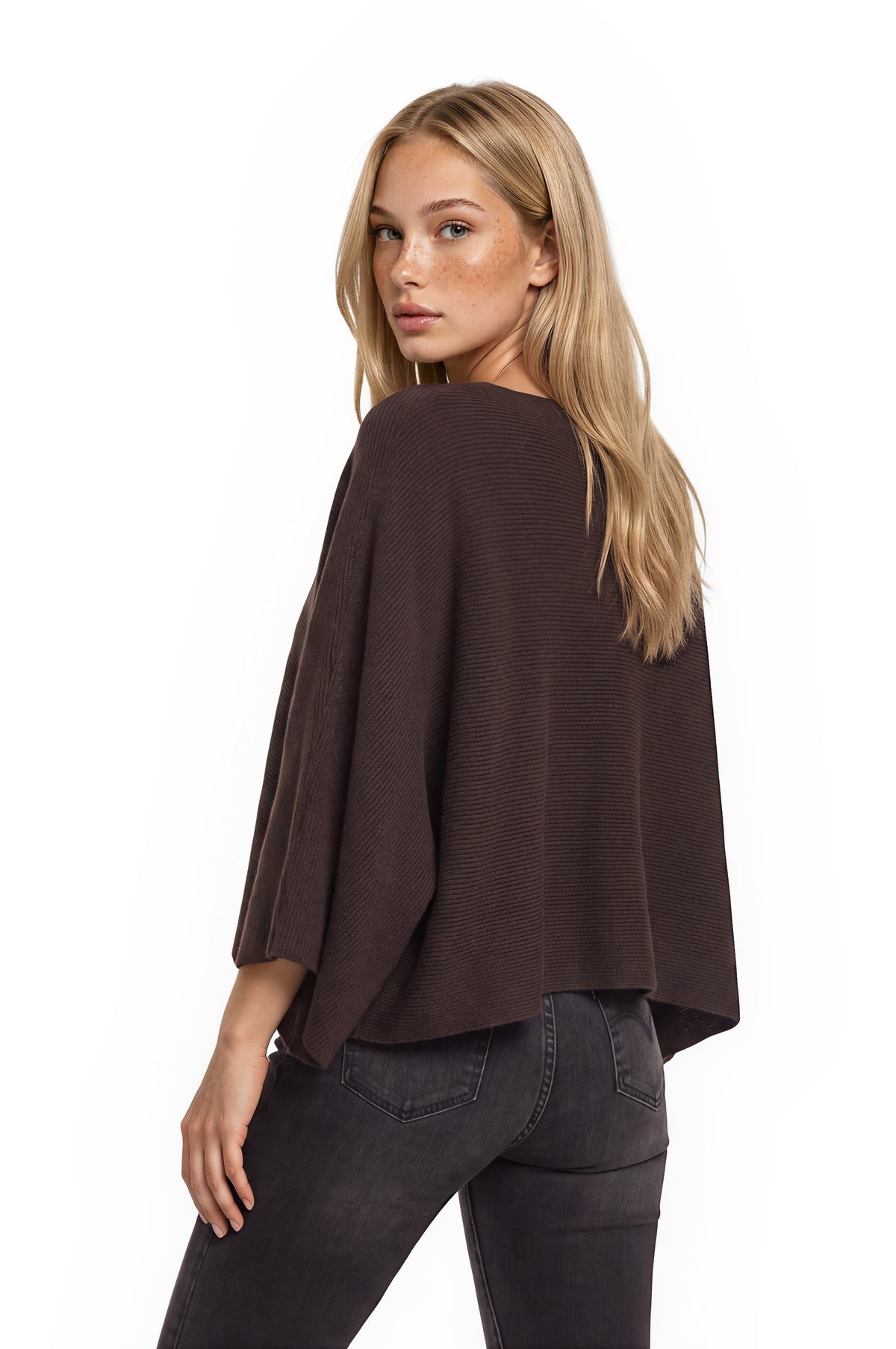 CARYL CAPE SWEATER