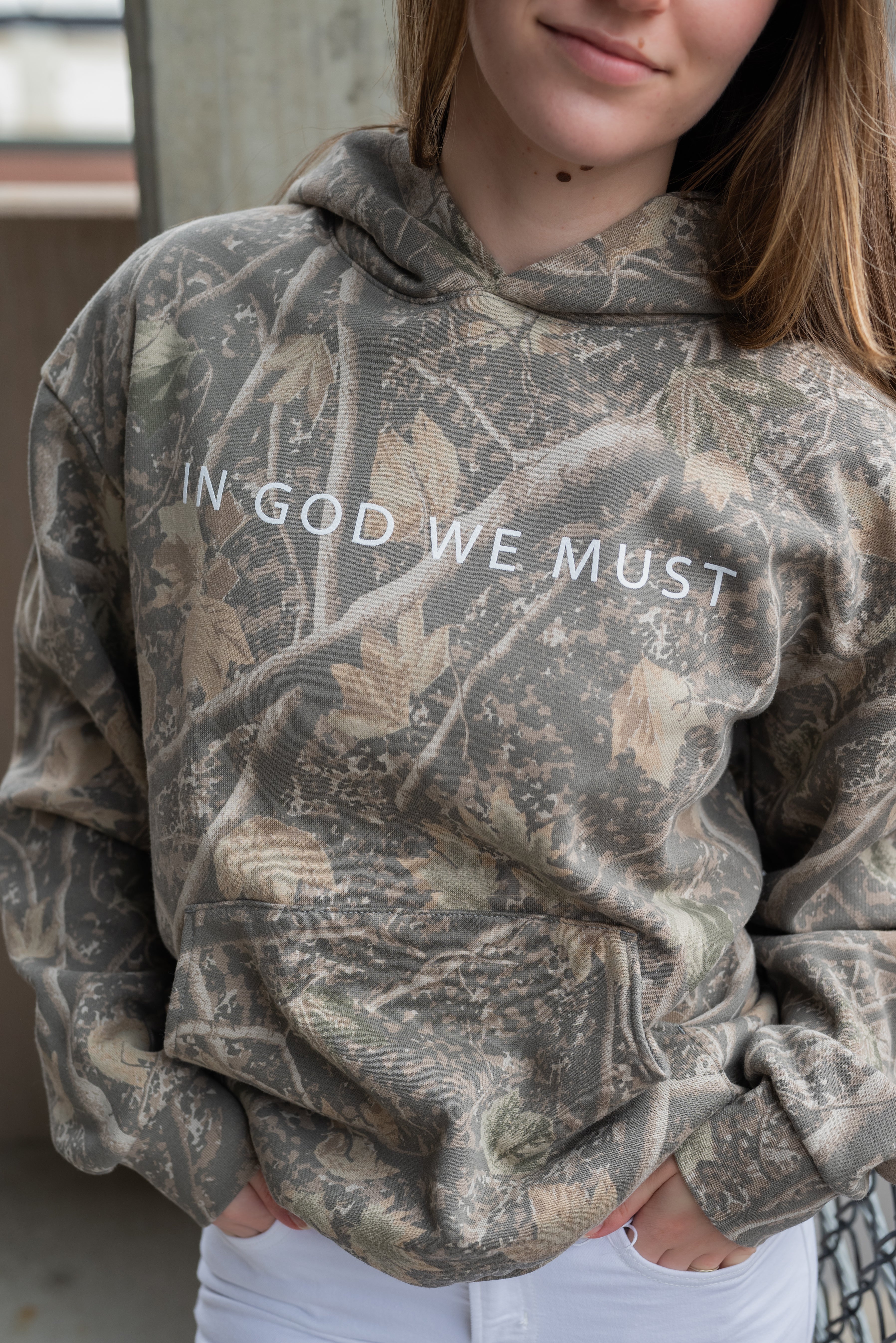 'Jesus is King' Camo Hoodie